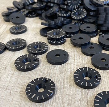 Marcatura rondelle alluminio