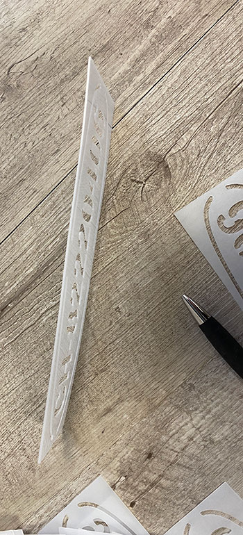 Lasercamp Stencil PE 300 1mm